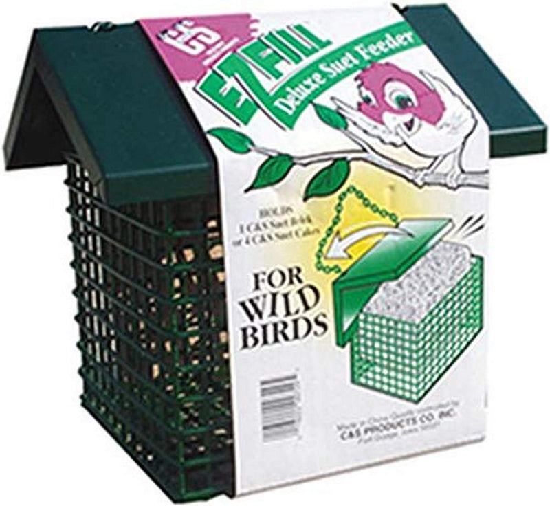 [Australia] - C & S Products Easy Fill Deluxe Suet Feeder with Roof 