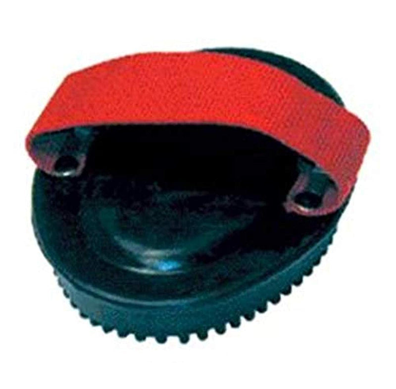 HORSE AND LIVESTOCK PRIME 222745 Web Handled Rubber Curry Comb for Horses Black Dog Toothbrush. - PawsPlanet Australia