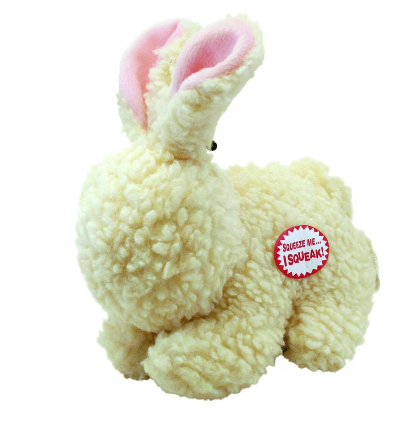 [Australia] - SPOT Vermont Style Fleece Toy | Plush Squeaky Toy | Dog Stuffed Animals | Toys For All Dogs | Interactive Dog Toy |  By Ethical Pet Rabbit 9 inch 