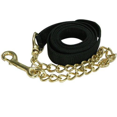 [Australia] - Intrepid International Poly Flat Leadlines with Brass Plate Chain Black 