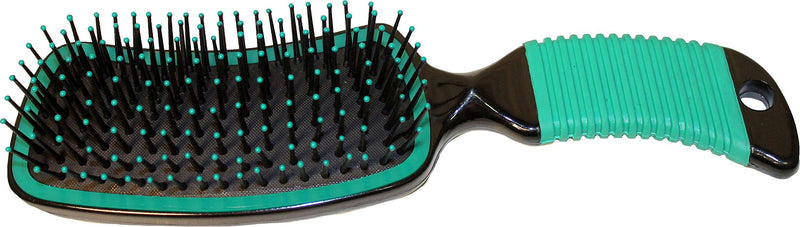 Curved Mane and Tail Brush Green - PawsPlanet Australia