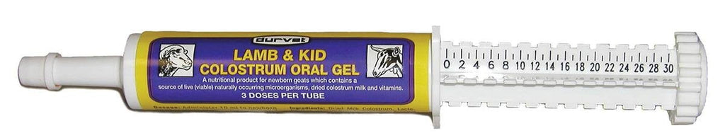 Durvet 698308 Oral Colostrum Gel for Lamb & Kids, 30ml - PawsPlanet Australia