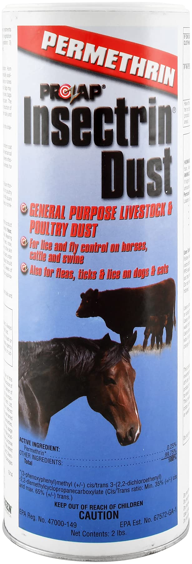Prozap Insectrin Dust Livestock Dust - PawsPlanet Australia