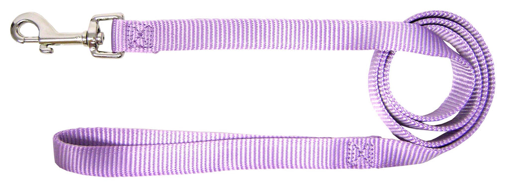 [Australia] - Hamilton 3/4-Inch Single Thick Nylon Lead with Swivel Snap, 6-Feet Long, Lavender 