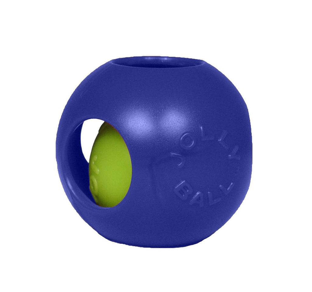 Jolly Pets Teaser Ball Dog Toy Blue Small (4.5 in) - PawsPlanet Australia
