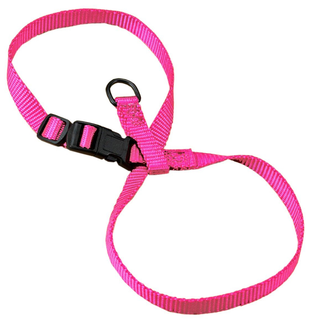 [Australia] - Hamilton 3/8-Inch Adjustable Figure 8 Pup-Cat Harness, Large, Hot Pink 