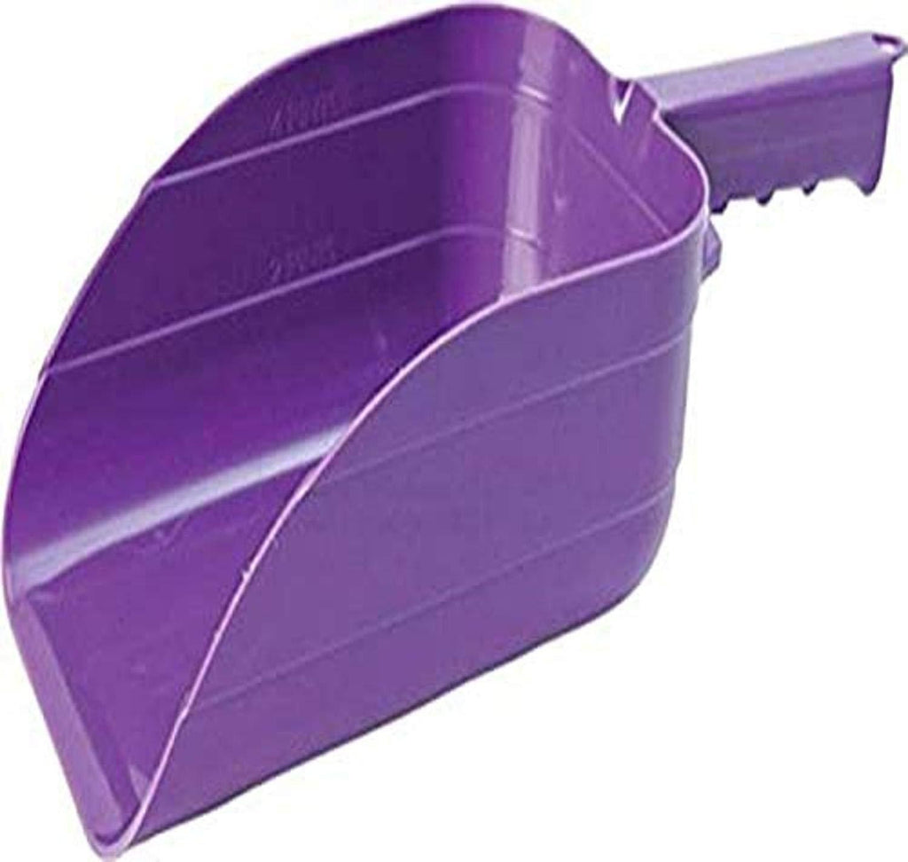 [Australia] - LITTLE GIANT Plastic Utility Scoop (Purple) Heavy Duty Stackable Plastic Farm Scoop with Sturdy Grip (5 Pint) (Item No. 90PURPLE) 