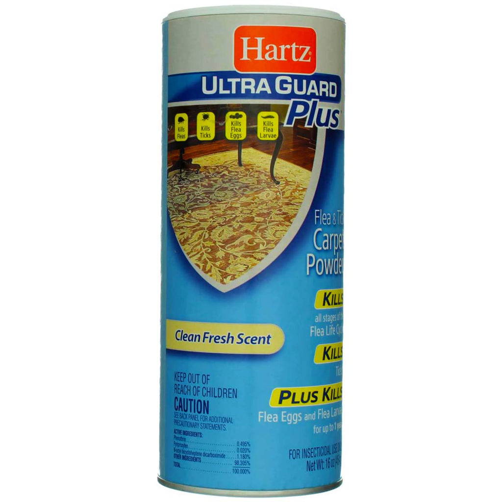 Hartz UltraGuard Plus Flea & Tick Carpet Powder - 16oz - PawsPlanet Australia
