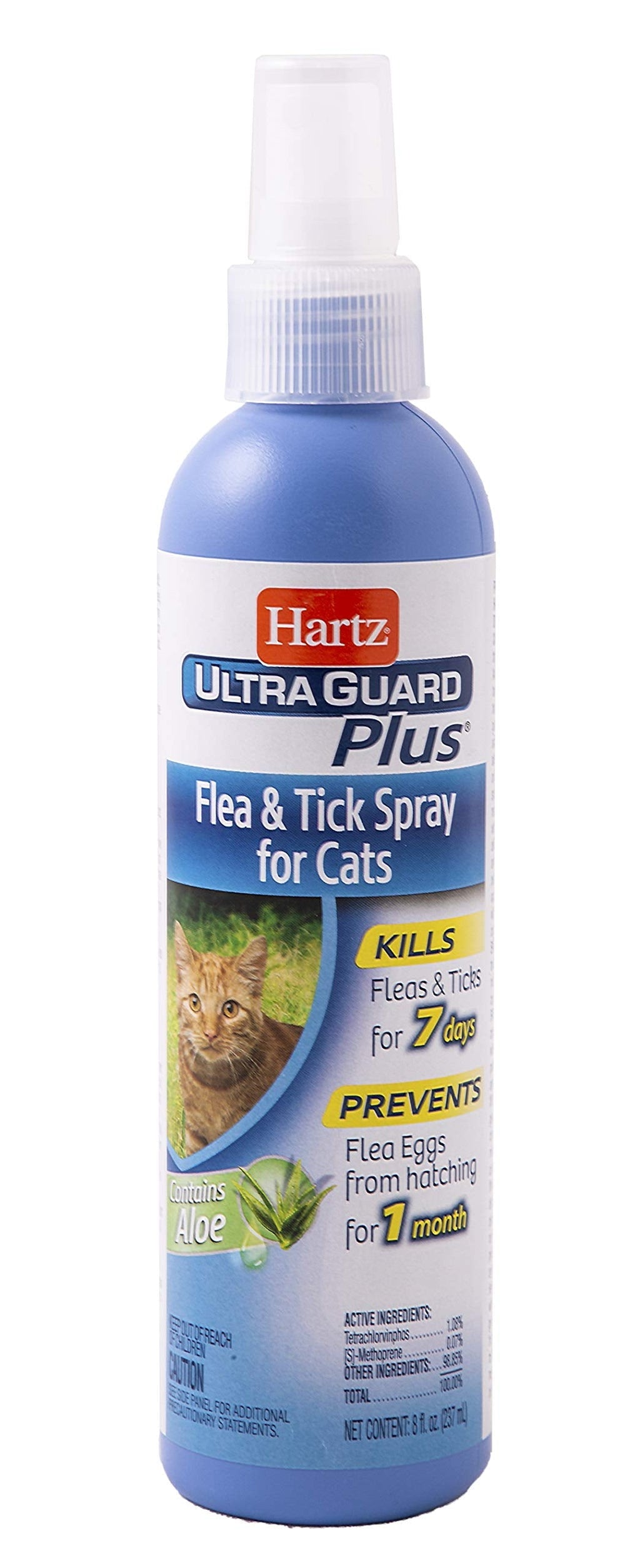 Hartz UltraGuard Plus Cat Flea & Tick Spray, 8 oz - PawsPlanet Australia