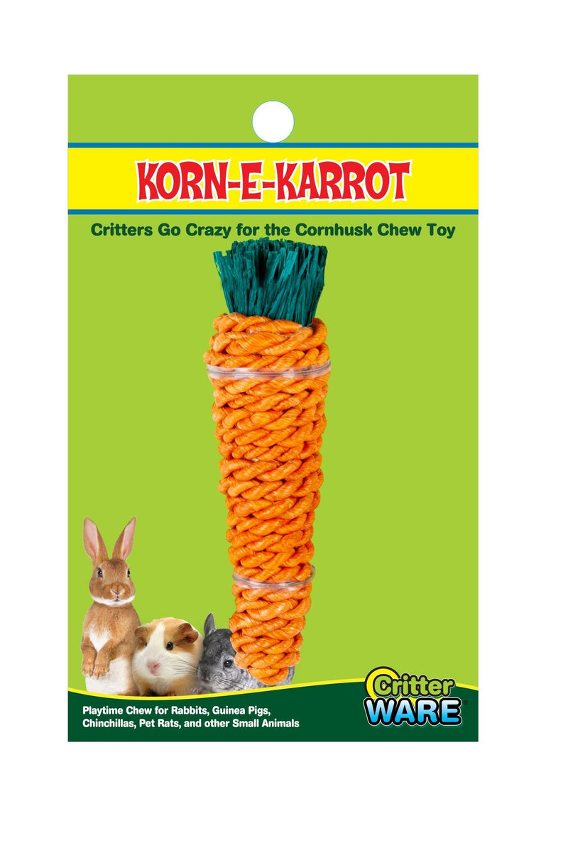 [Australia] - Ware Karrot Toy, Crunchy Chew for Rabbits and Other Small Pets Single 