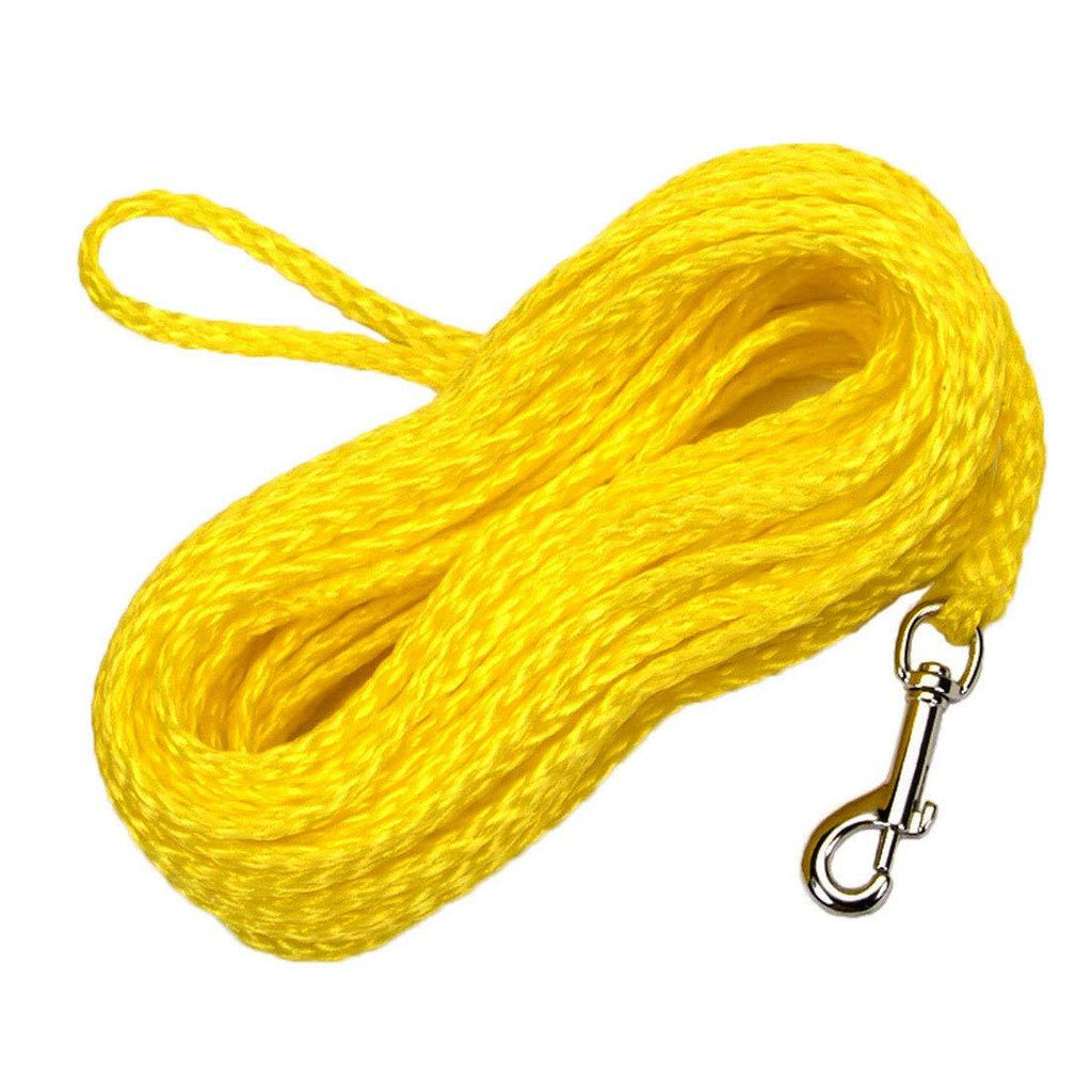 [Australia] - Coastal Pet R3850 G YEL50 Poly Check Cord, 1/4 by 50-Feet, Yellow 50' 