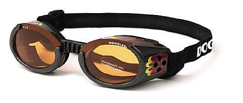Doggles - ILS Racing Flames Frame with Orange Lens X-Large - PawsPlanet Australia