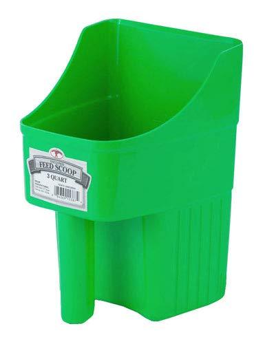 [Australia] - Miller Plastic Feed Scoop 3-Quart Lime Green 