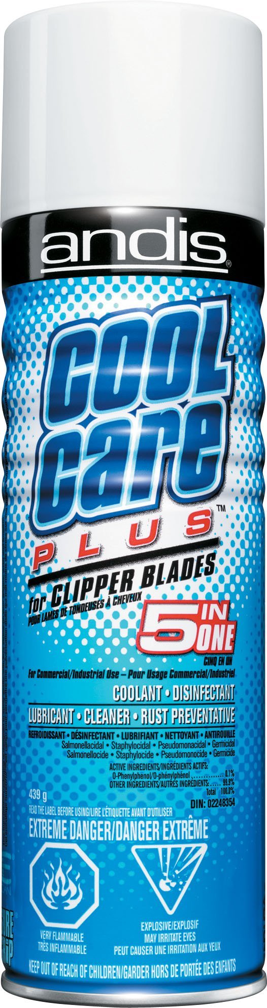 Andis Cool Care Plus Clipper Blade Cleaner 15.5 Ounce (Pack of 1) - PawsPlanet Australia