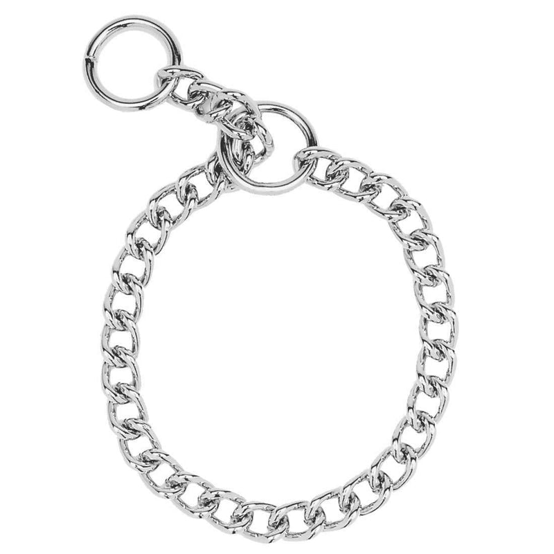 [Australia] - Herm Sprenger Steel Chain Choke  Dog Collar 20 in. with 3 mm. Heavy links 