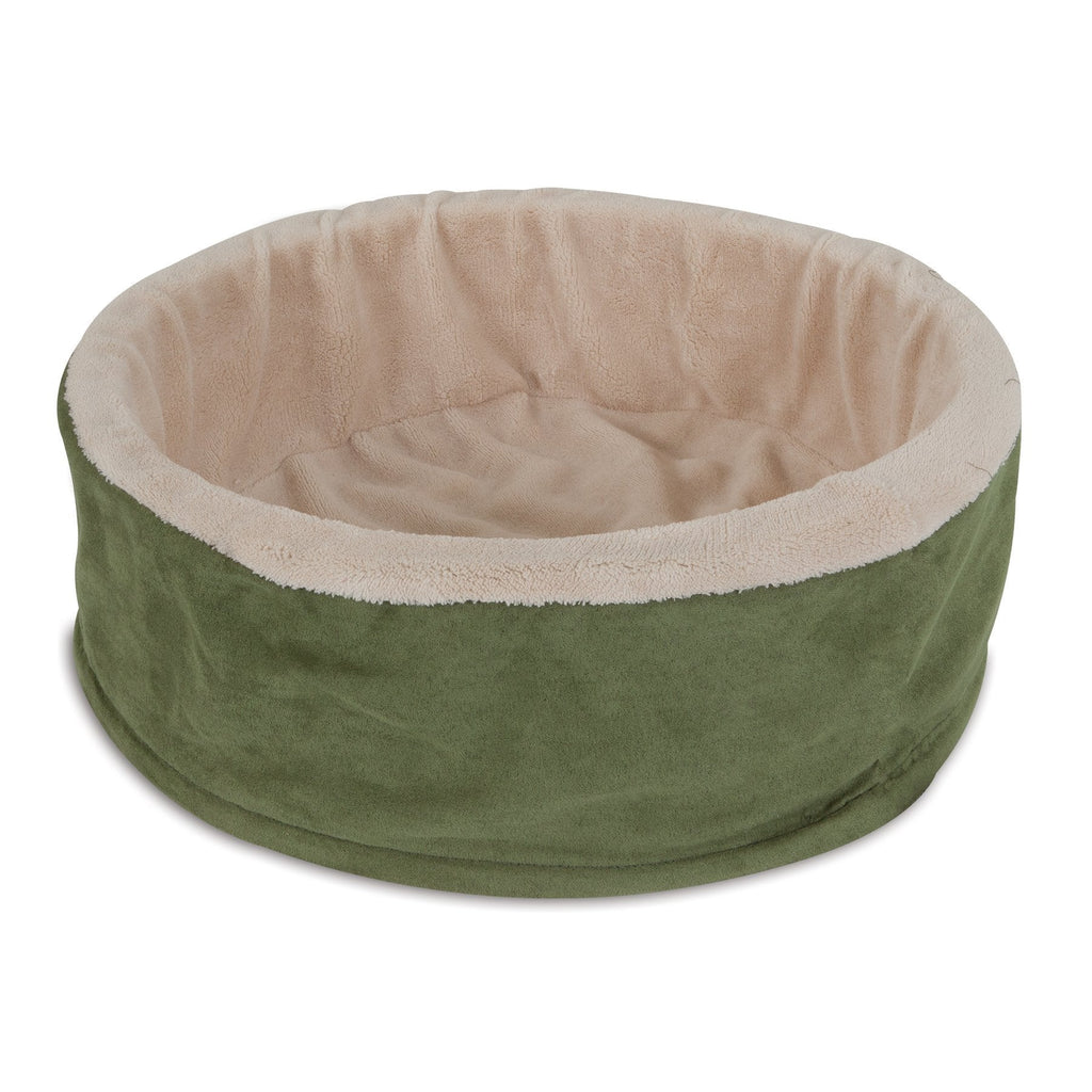 [Australia] - Deluxe Cuddle Cup with Sheepskin Dog Bed, Color Will Vary 