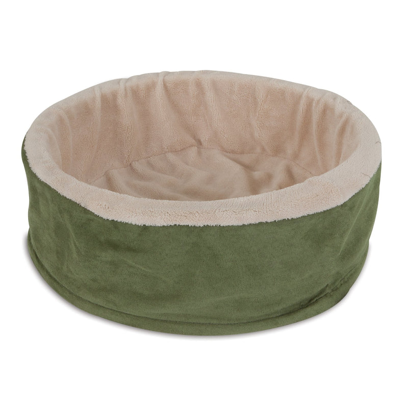 [Australia] - Deluxe Cuddle Cup with Sheepskin Dog Bed, Color Will Vary 