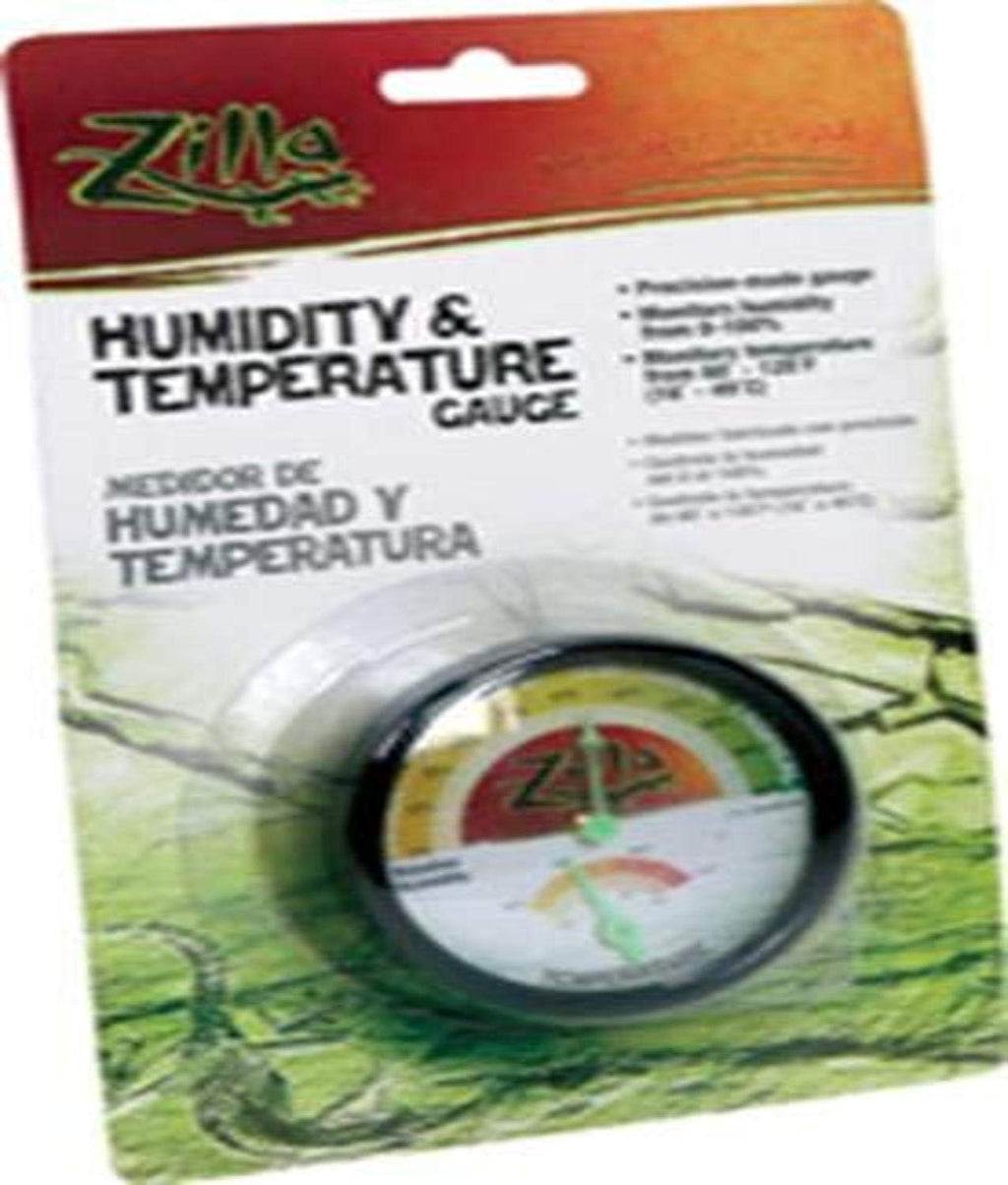 Zilla Reptile Terrarium Thermometer & Humidity Gauge - PawsPlanet Australia