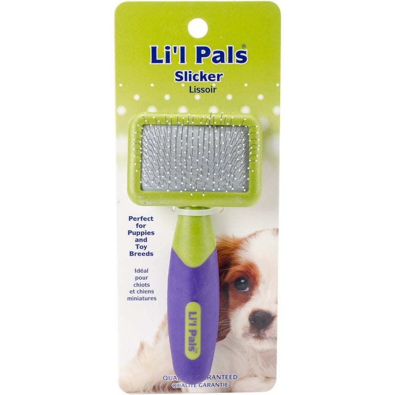 [Australia] - Li'l Pals Dog Slicker Brush with Coated Pins - W6202 