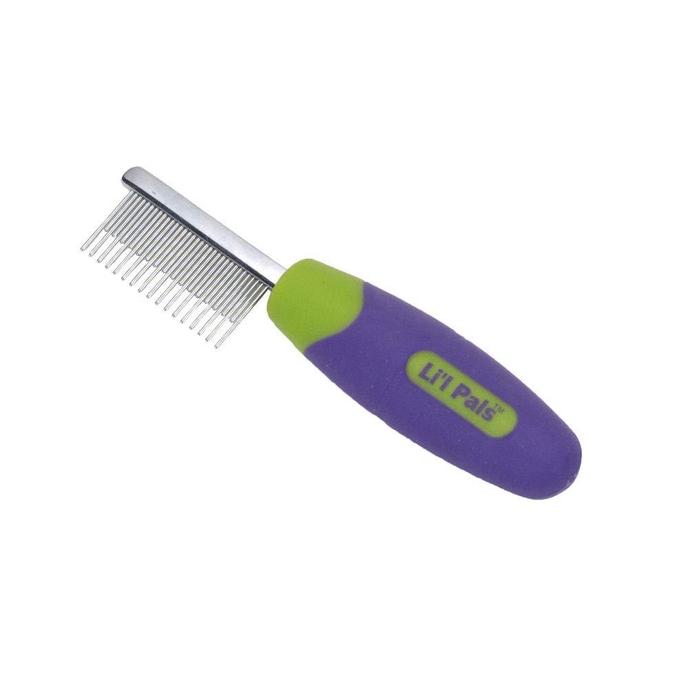 [Australia] - LilPals Stainless Steel Shedding Dog Comb (1-Pack), green, XS, Model Number: W6201 1 