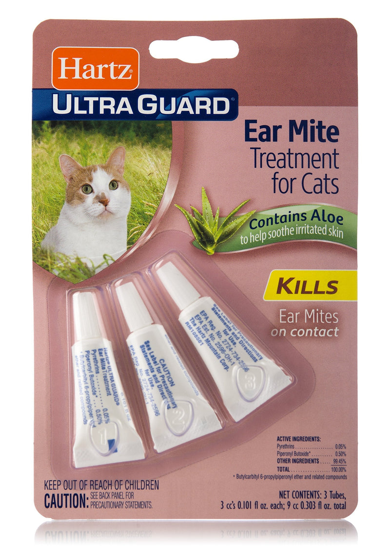 Hartz UltraGuard Ear Mite Treatment for Cats - PawsPlanet Australia