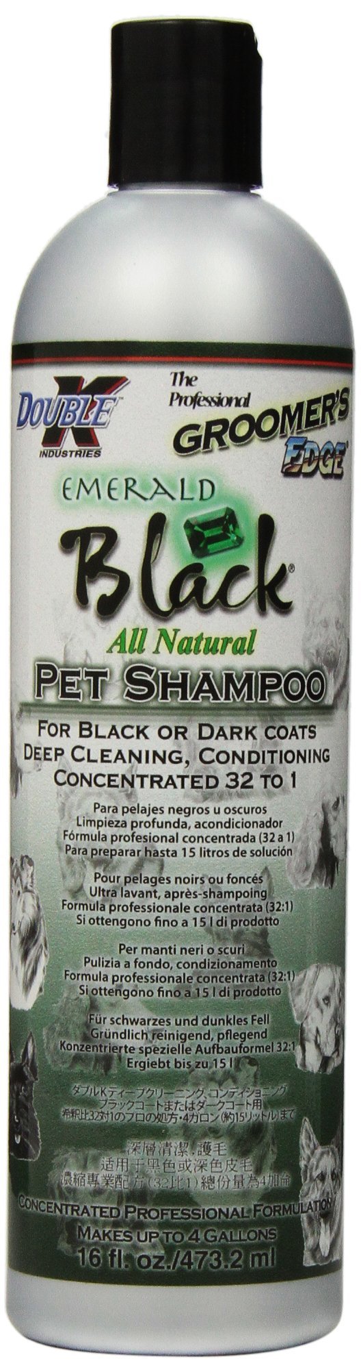 [Australia] - Groomers Edge Emerald Black Dog and Cat Shampoo, 16-Ounce 