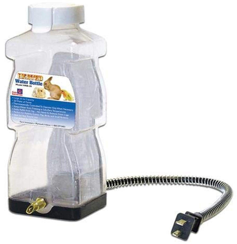 Farm Innovators Model HRB-20 Heated Water Bottle for Rabbits, 32-Ounce, 20-Watt - PawsPlanet Australia