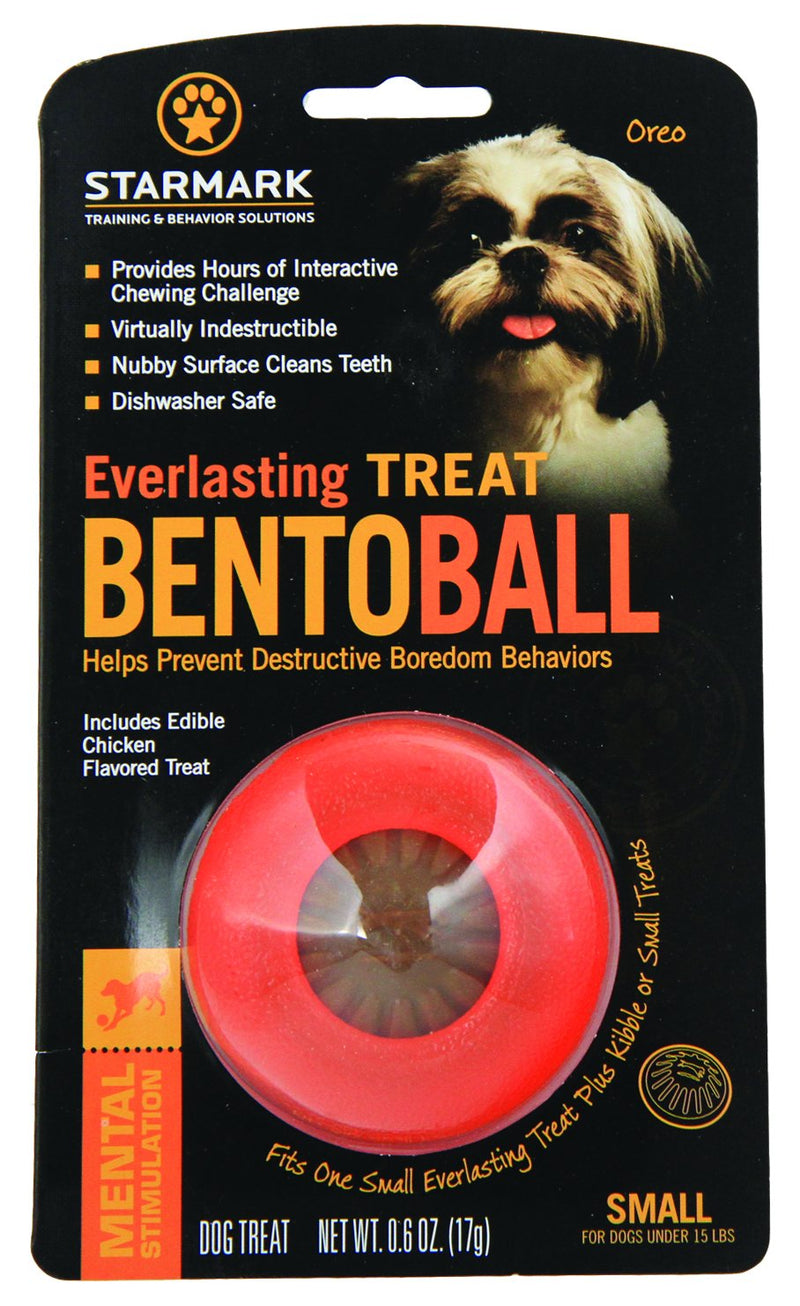 Starmark Everlasting Treat Bento Ball Tough Dog Chew Toy Small - PawsPlanet Australia