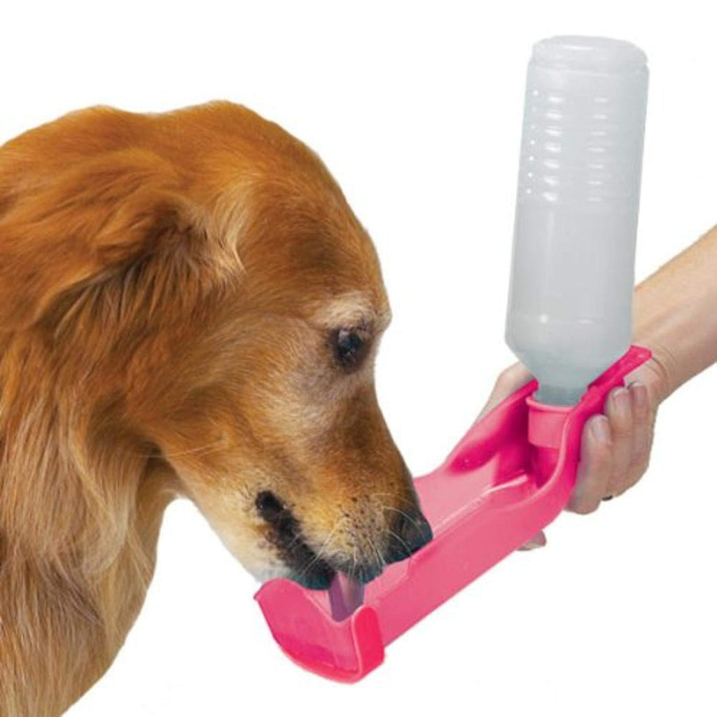 [Australia] - Guardian Gear Pet Waterer Handy-Drink Portable Water Drinking Bottle for Pets Pink 