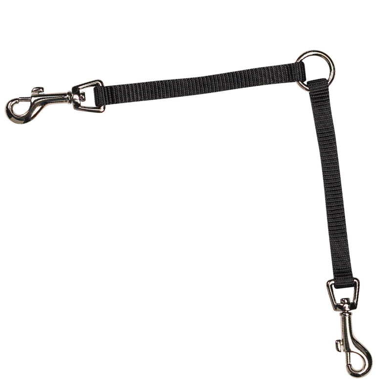 Guardian Gear No Tangle Dog Leash Coupler 2-Way 12-Inch Black - PawsPlanet Australia