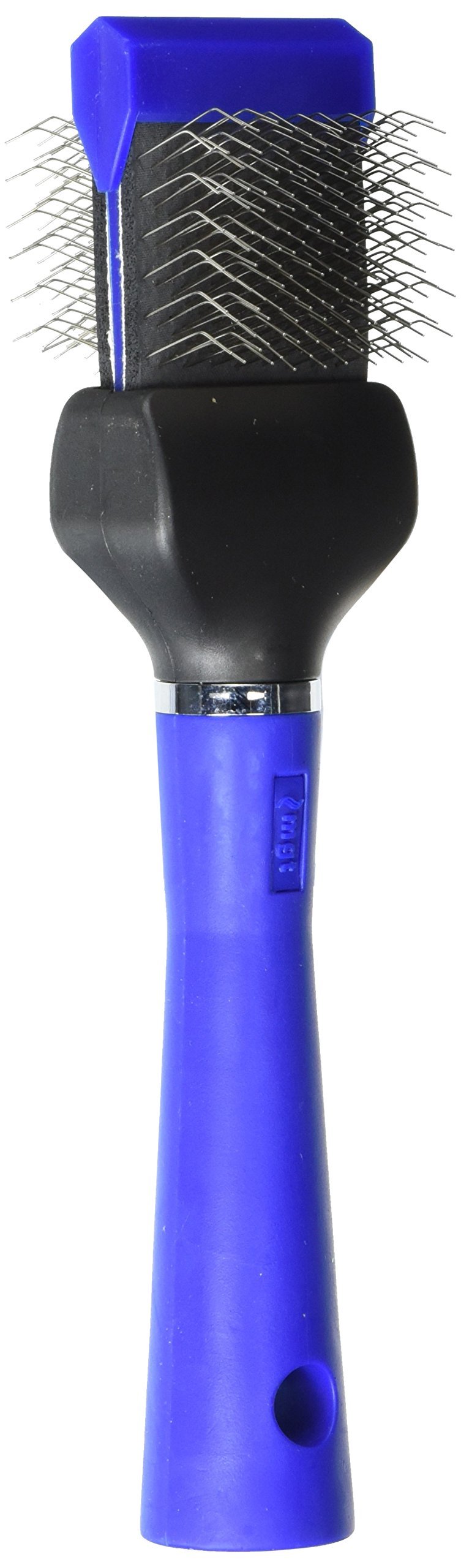 [Australia] - Master Grooming Tools Single-Sided Extra Firm Flexible Slicker Brushes — Versatile Brushes for Grooming Dogs - Blue, 8"L x 1¾"W 