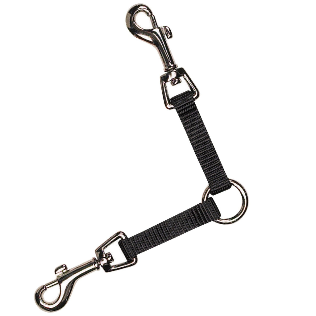 Guardian Gear No Tangle Dog Leash Coupler 2-Way 4-Inch Black - PawsPlanet Australia