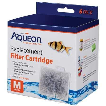 [Australia] - Aqueon QuietFlow Filter Cartridge, Medium 6 pack 