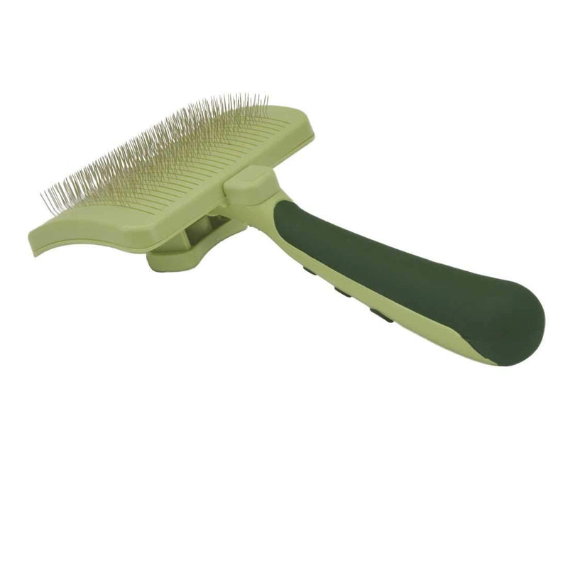 [Australia] - Safari Self-Cleaning Slicker Brush for Dogs Medium 