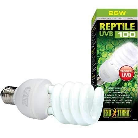 [Australia] - Exo Terra Repti-Glo 5.0 Compact Fluorescent Tropical Terrarium Lamp 26 watts Standard Packaging 