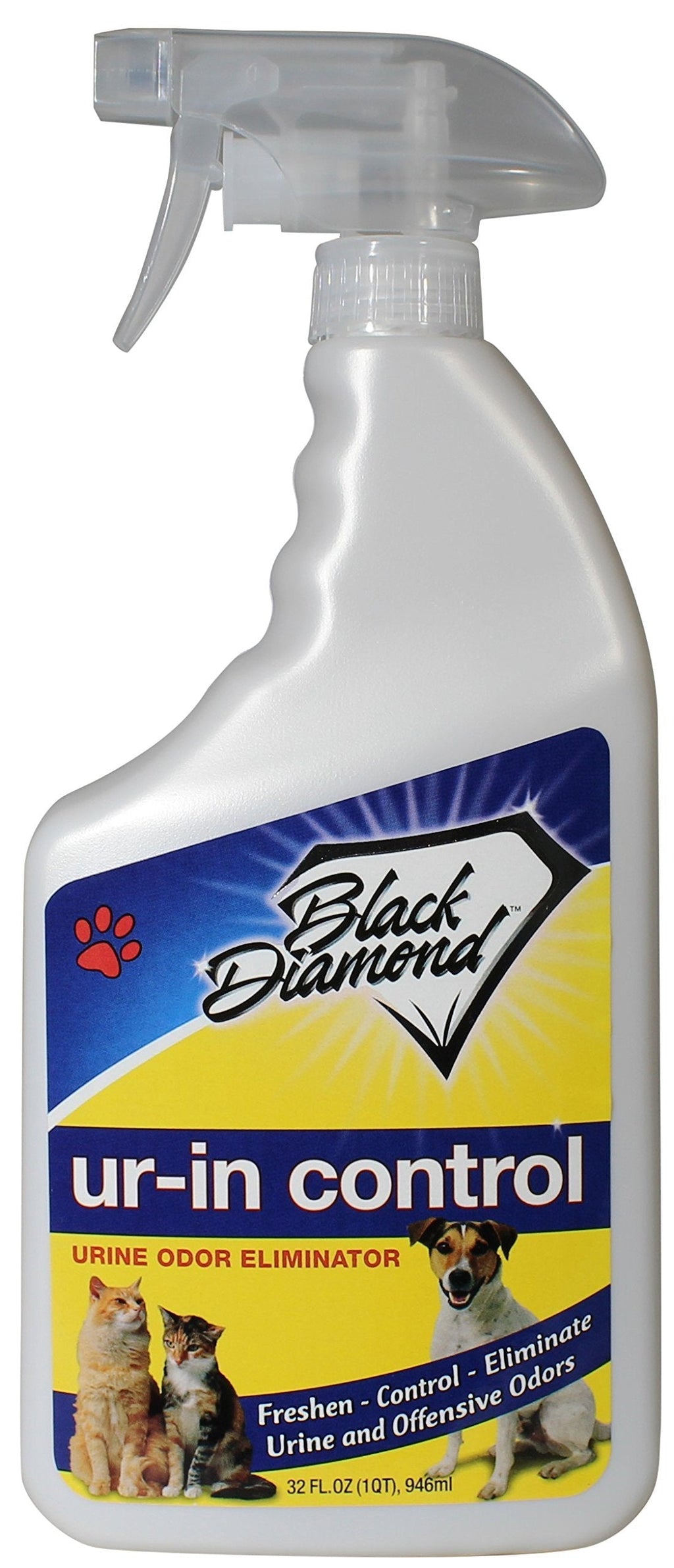 [Australia] - Black Diamond Stoneworks Ur-in Control Eliminates Urine Odors – Removes Cat, Dog, Pet, Odors Human Smells from Carpet, Furniture, Mattresses, Grout and Pet Bedding, Concrete. Biodegradable Enzymes. 1 Quart 