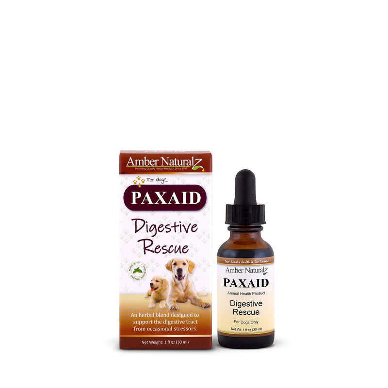 AMBER NATURALZ - PAXAID - Digestive Rescue - for Dogz - 1 Ounce - PawsPlanet Australia