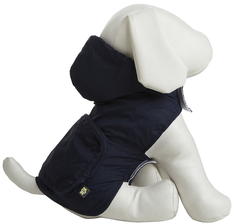 Fab Dog Pocket Travel Raincoat - Navy - X-Small - PawsPlanet Australia
