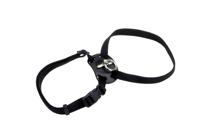 [Australia] - Coastal Pet - Adjustable Harness Black 12-18" Girth with a Width of 3/8 in. 