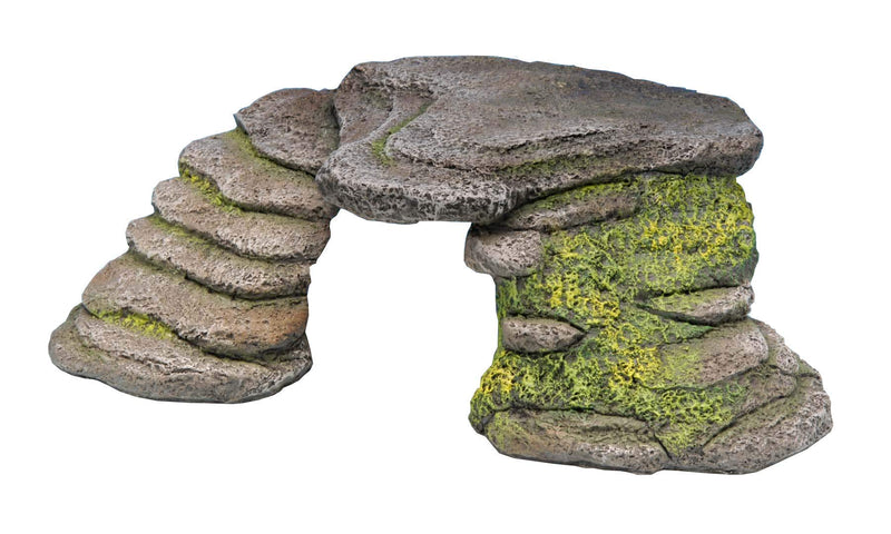 Penn-Plax Reptology Shale Step Ledge for Aquariums & Terrariums, Adds Hiding Spots, Swim Throughs, Basking Ledges for Fish, Reptiles, Amphibians, and Small Animals - PawsPlanet Australia