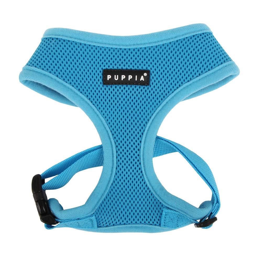 [Australia] - Puppia Soft Dog Harness, Sky Blue, Large 