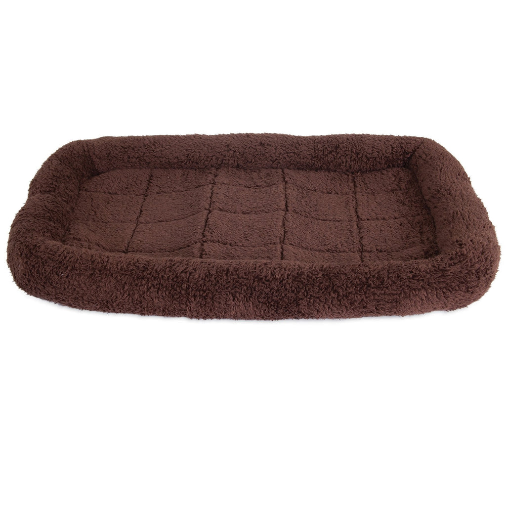 [Australia] - SnooZZy Bolster Crate Mat, Brown, for 30-32" Crates 