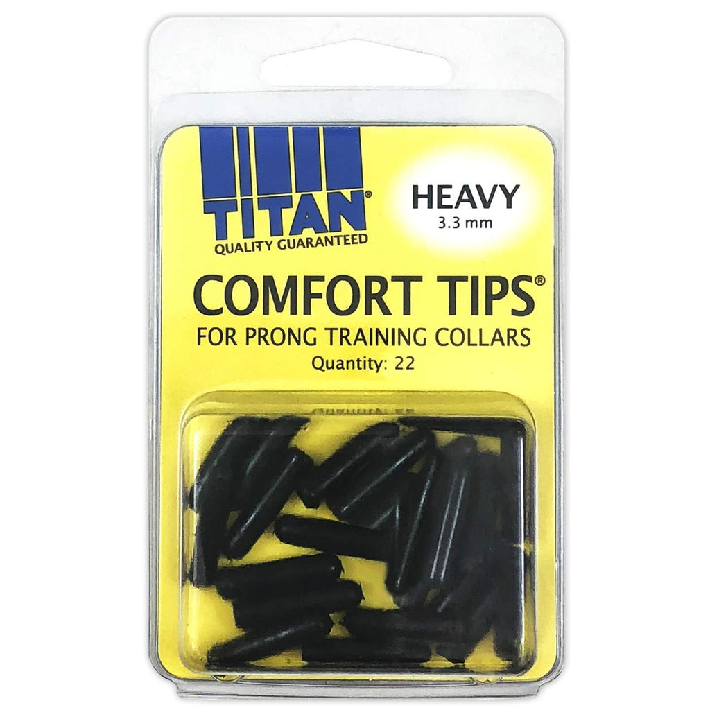 [Australia] - Coastal Pet Titan Comfort Tips for Prong Training Collars | Heavy 3.3mm | 22-Count per Pack (1-Pack) 