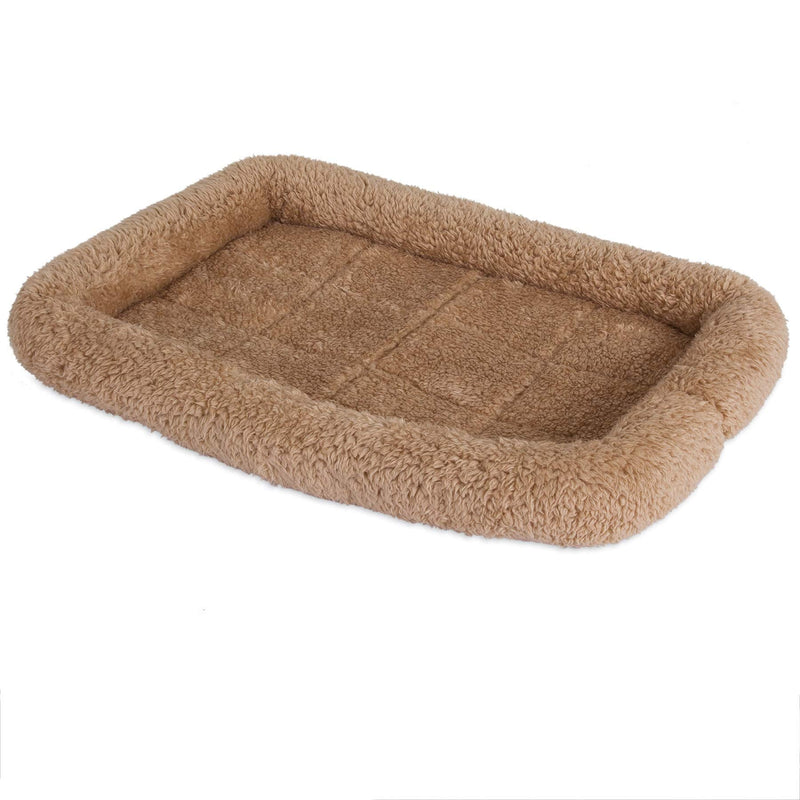 [Australia] - SnooZZy Bolster Crate Mat, Tan, for 24" Crates 