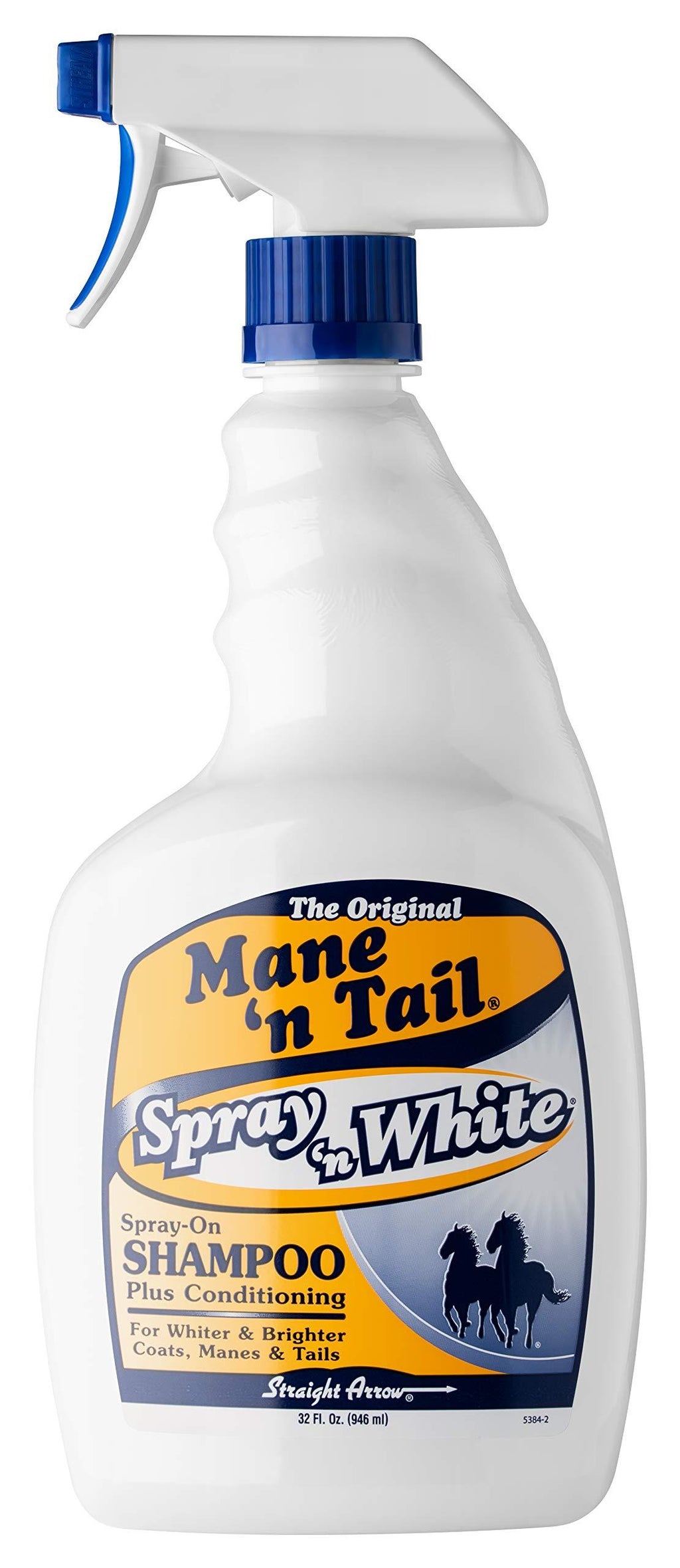 [Australia] - Mane 'n Tail Spray 'n White Spray On Shampoo Plus Conditioning 32 Ounce Blue Toning Shampoo 