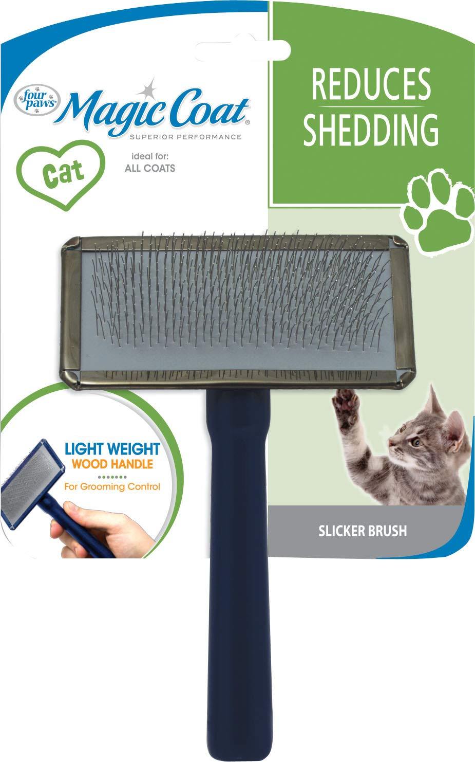 [Australia] - Four Paws Tender Touch Slicker Wire Brush for Cats 