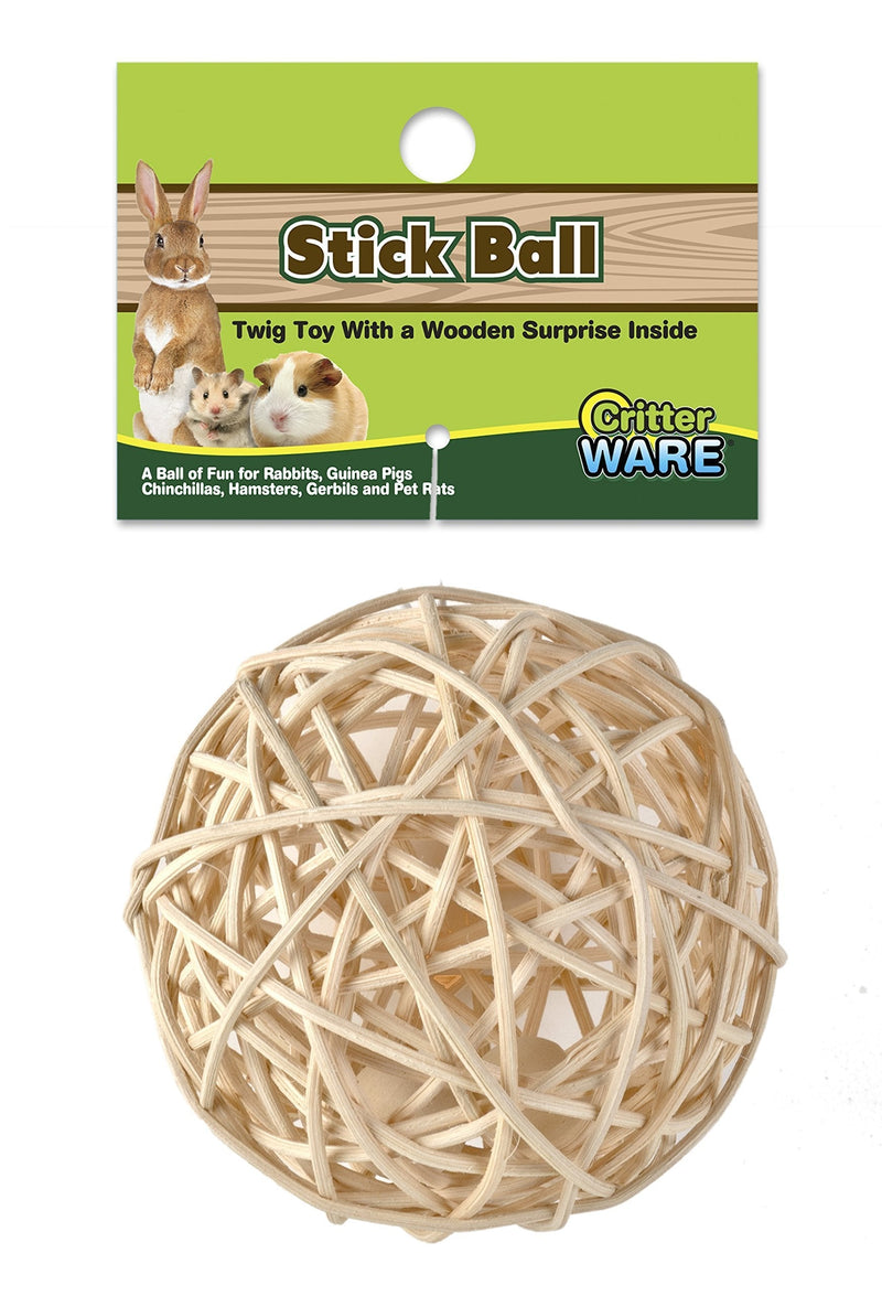[Australia] - Ware Manufacturing Stick Ball Chew Toy for Small Animals Golds & Yellows 