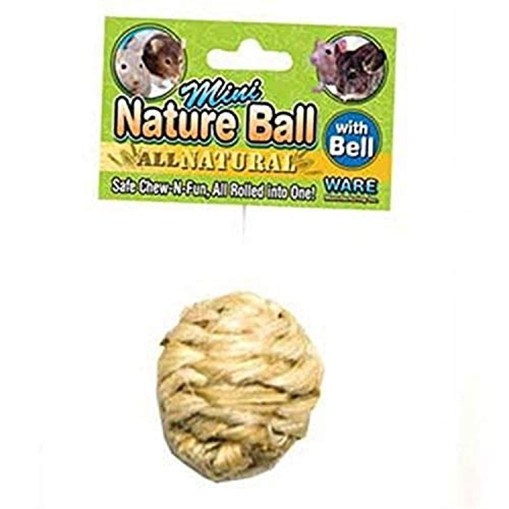 [Australia] - Ware Manufacturing Sisal All Natural Nature Pet Chew Ball, Mini 