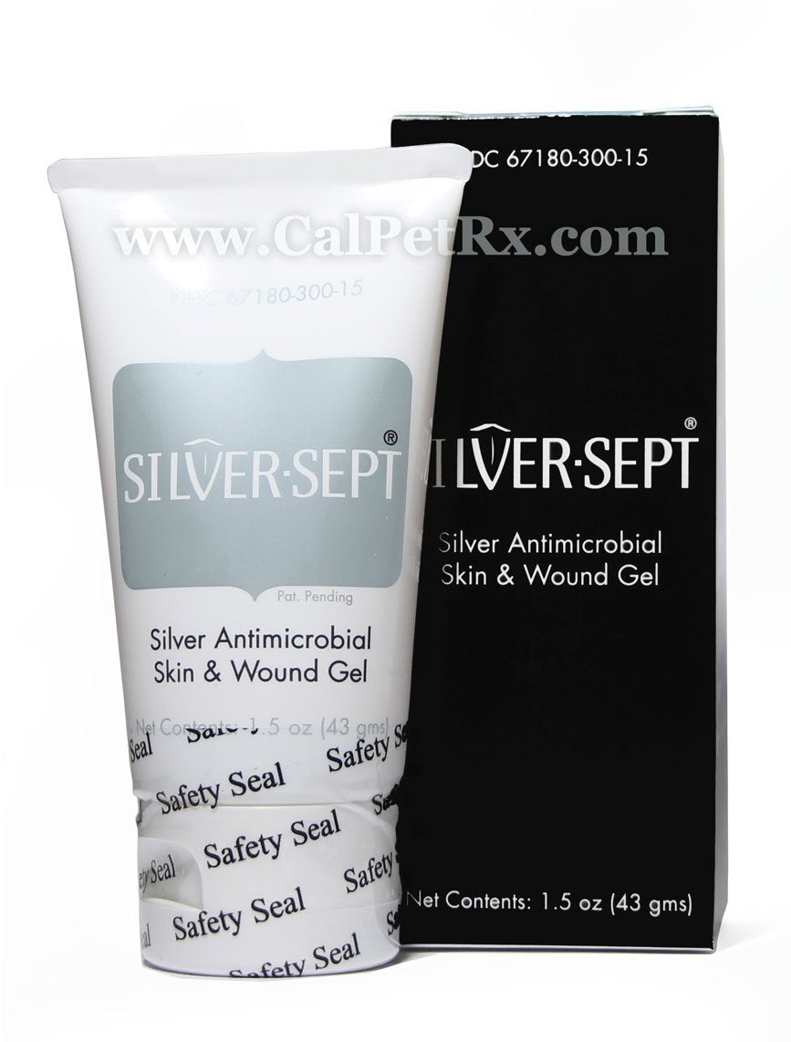Silver-Sept 1.5Oz Antimicrobial Skin & Wound Gel - PawsPlanet Australia