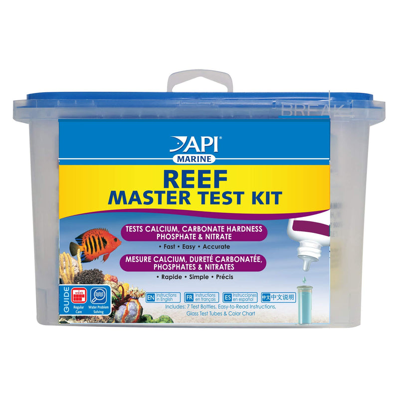 API REEF MASTER TEST KIT Reef Aquarium Water Test Kit 1-Count - PawsPlanet Australia